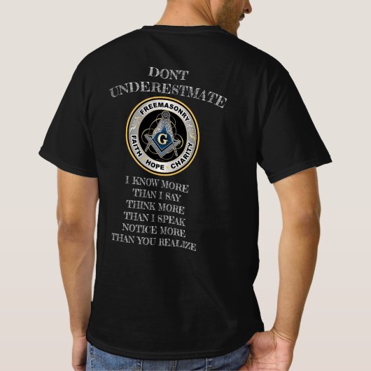 T-shirt Freemason (Dos)