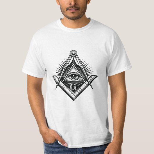 T-shirt Freemasonry sign (Devant)