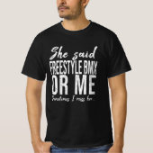 T-shirt Freestyle BMX funny (Devant)