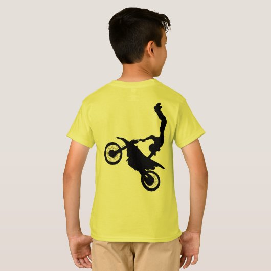 T-shirt Freestyle Motocross tricks (Dos entier)