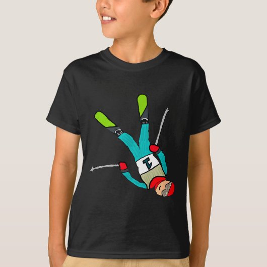 T-shirt Freestyle skiing (Devant)