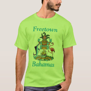 T-shirt Freetown, Bahamas avec armoiries (Eleuthera)