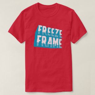 T-shirt Freeze Frame Retro Typographie 80s Pop Culture
