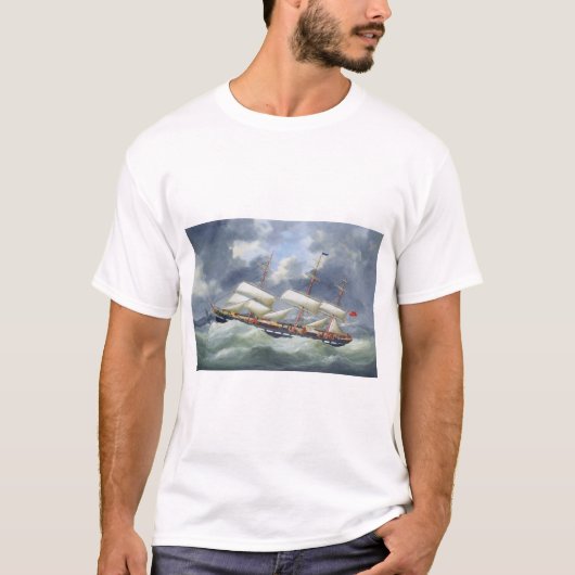 T-shirt Frégate Navire-école Atalanta 1885 (Devant)