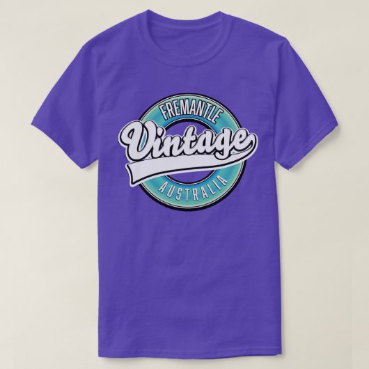 T-shirt Fremantle australie style vintage (Design devant)