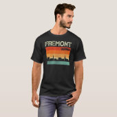 T-shirt Fremont California Town Skyline (Devant entier)
