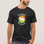 T-shirt Fremont Nebraska Outdoor Sunrise NE Souvenir Prem (Devant)