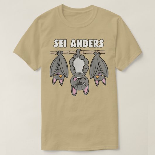 T-shirt French Buldog Bat Fairy Tale Sei Anders (Design devant)