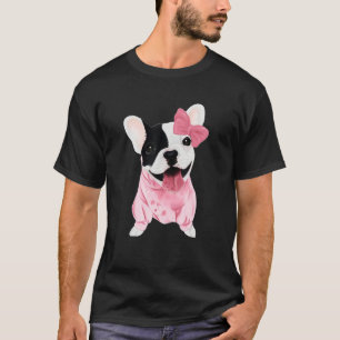 T-shirt French Bull dog Love r Papa Maman Garçon Fille