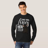 T-shirt French Bulldog aime sa stella (Devant entier)