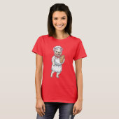 T-shirt French Bulldog Boulanger Pain (Devant entier)