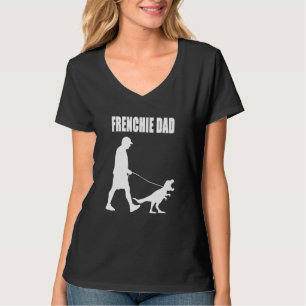 T-shirt French Bulldog Dad Trex Dinosaur Frenchie Dog Owen