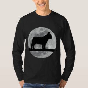 T-shirt French Bulldog Dog Night Moon French Bulldog Lover