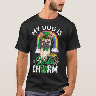 T-shirt French Bulldog Est Mon Chanceux Amoureux des chien