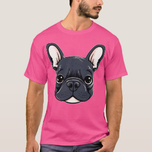 T-shirt French Bulldog Face mignon toc Frenchie Chien