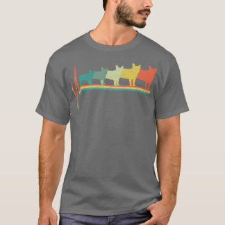T-shirt French Bulldog Frenchie Heartbeat Vintage 1