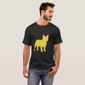 T-shirt French Bulldog Gamer Funny Pixel Dog Coding Admin (Devant entier)