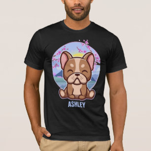 T-shirt French Bulldog Kawaii Cute Cadeau chien animal