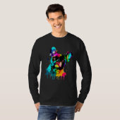 T-shirt French Bulldog Paint Splatter Frenchie  Splatter (Devant entier)