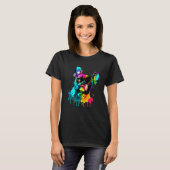 T-shirt French Bulldog Paint Splatter Frenchie  Splatter (Devant entier)