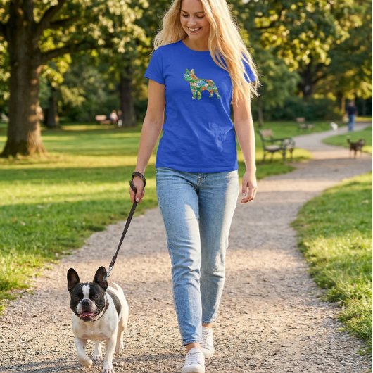 T-shirt French Bulldog Silhouette