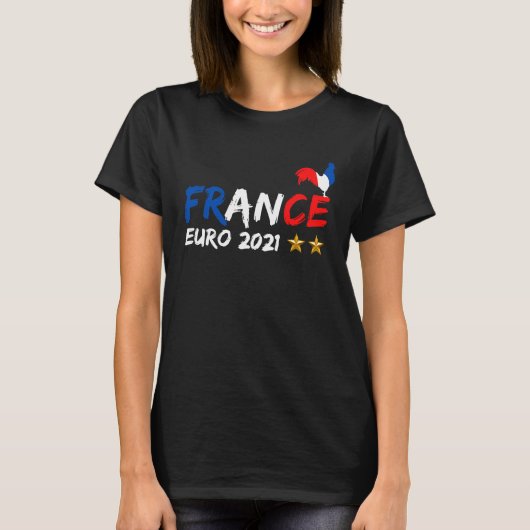 T-shirt French football fans (Devant)