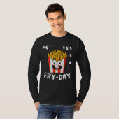 T-shirt French Fries Fryday Friday Everyday Fries Lover Gi (Devant entier)