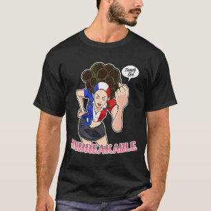 T-shirt French Girl Inbrisable I French Heritage I France
