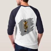 T-shirt French horn Bitcoin 01 (Dos)