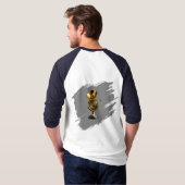 T-shirt French horn Bitcoin 01 (Dos entier)