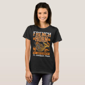 T-shirt French Horn Intelligent French Horn Player (Devant entier)
