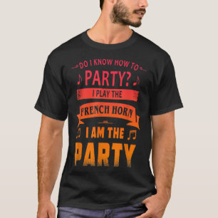 T-shirt French Horn player tee3