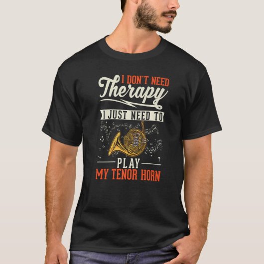 T-shirt French Horn Therapy French Horn Player 1 (Devant)