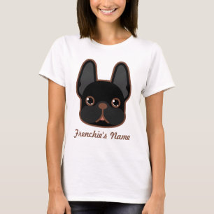 T-shirt Frenchie Brindle solide conçoivent en fonction du
