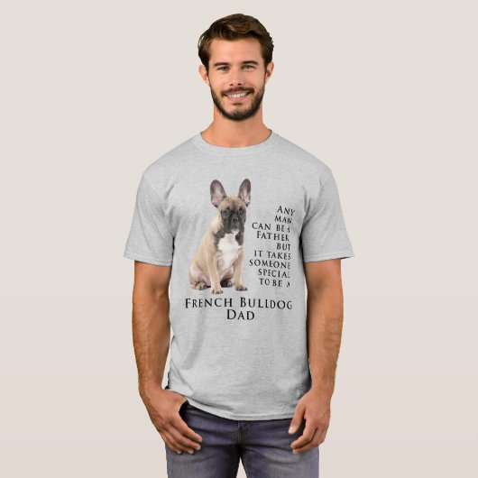 T-shirt Frenchie Dad (Devant entier)