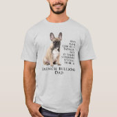 T-shirt Frenchie Dad (Devant)