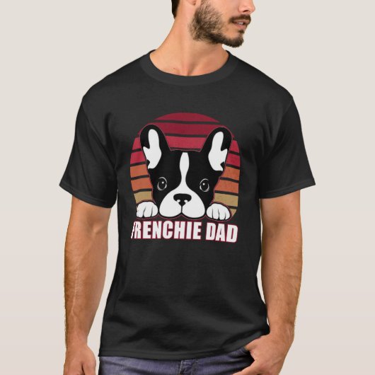 T-shirt Frenchie Dad Father s Day for French Bulldog Dadd (Devant)