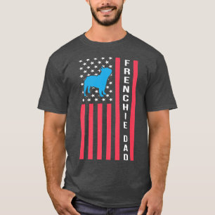 T-shirt Frenchie Dad Funny Français propriétaire de Bulldo