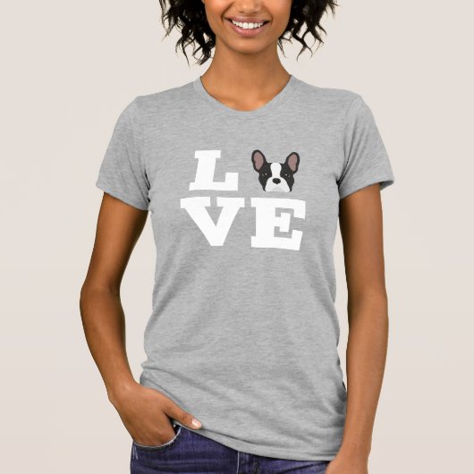 T-shirt Frenchie Love (Devant)