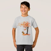 T-shirt Frenchie My Spirit Animaux Owl Frenchie Lovers (Devant entier)