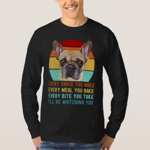 T-shirt Frenchie ou Bouledogue Français Chaque friandise q
