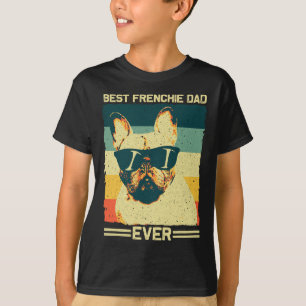 T-shirt Frenchie Papa Design Hommes Père Français Bulldog 