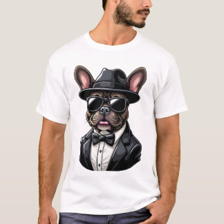 T-shirt Frenchie The Gangster