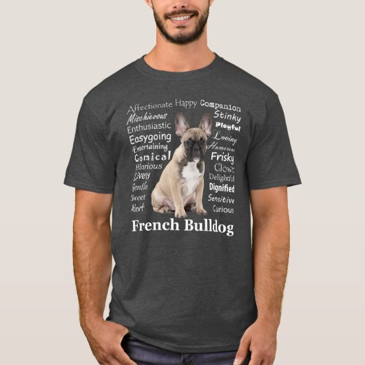 T-shirt Frenchie Traits (Devant)