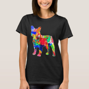 T-shirt Frenchie Trippy Watercolor
