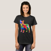T-shirt Frenchie Trippy Watercolor (Devant entier)