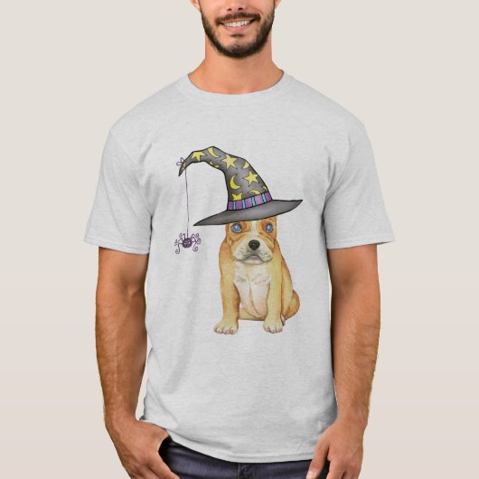 T-shirt Frenchie Witch (Devant)