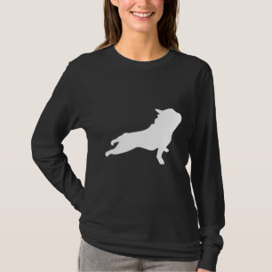 T-shirt Frenchie Yoga French Bulldog Doing Yoga ajusté