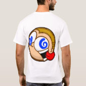 T-shirt FRENZIEDminds sur l'avant dans le POURPRE, dessus (Dos)