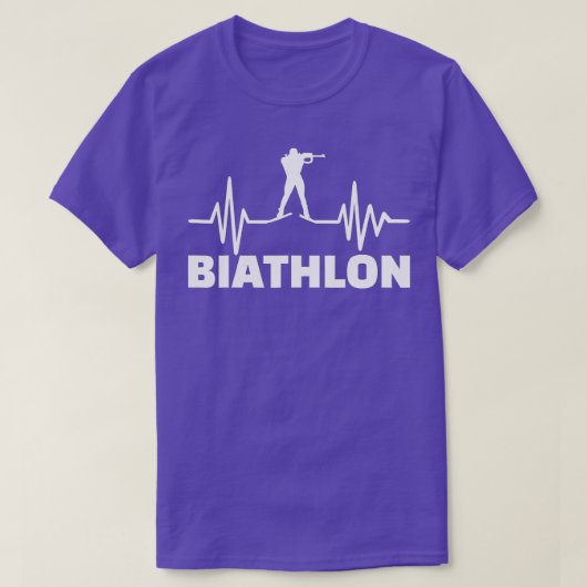 T-shirt Fréquence du biathlon (2) (Design devant)